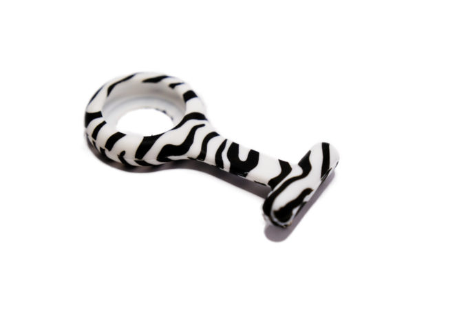 Silicone case for nurse watch - zebra