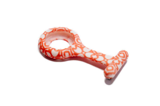 Silicone case for nurse watch - orange moon