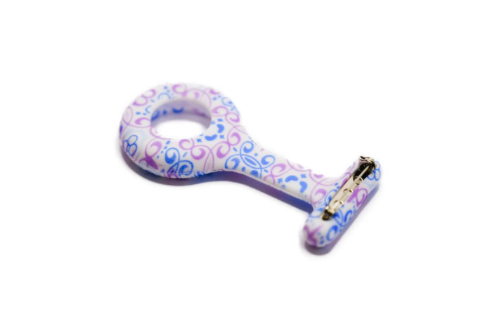 Silicone case for nurse watch - calligraphy