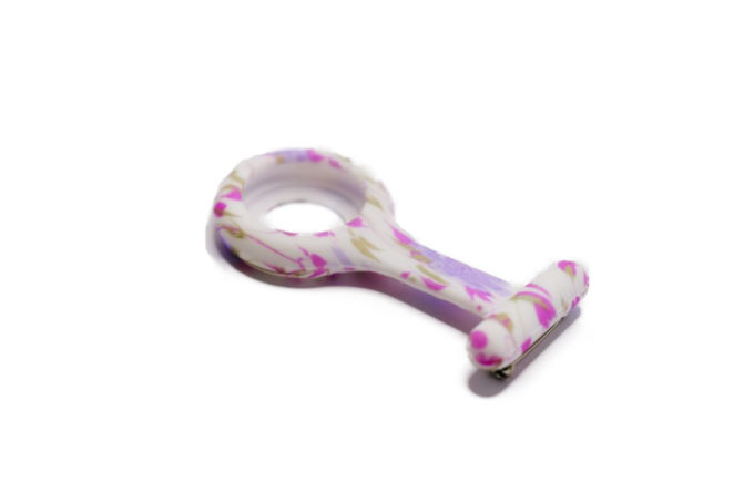 Silicone case for nurse watch - flower