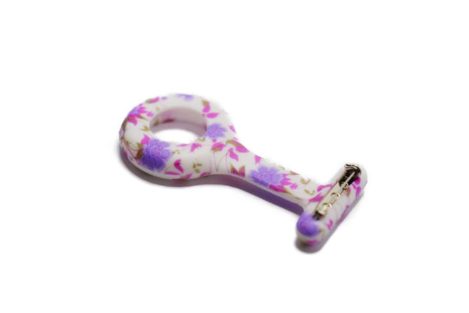 Silicone case for nurse watch - flower