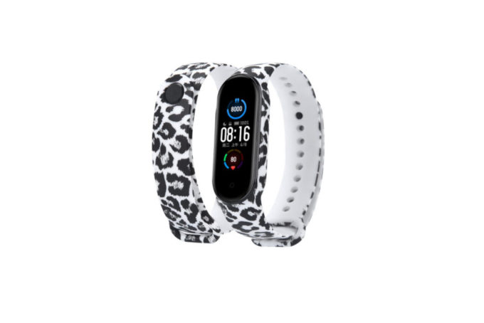 Strap For Xiaomi Mi Band 5/6 Snow Leopard